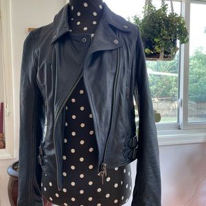 Jack Wills 100% Lamb Leather jacket